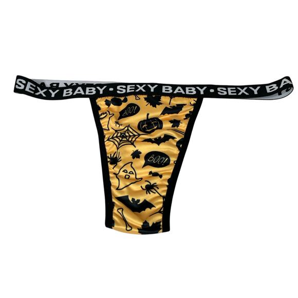 Halloween Bra Panty Sexy Baby Set Ghost Boo Pumpkin - Picture 7 of 9